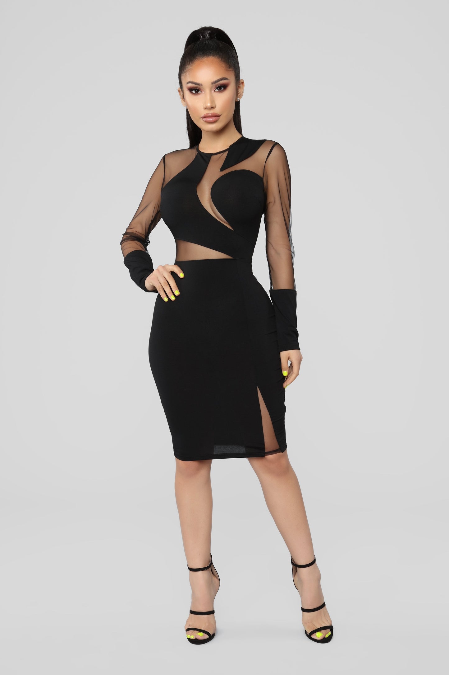 Black Sand Dress - Black