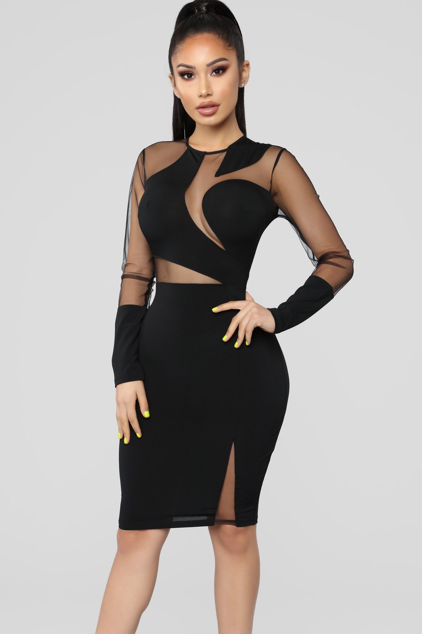 Black Sand Dress - Black