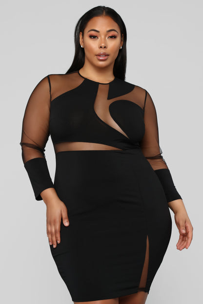 Black Sand Dress - Black
